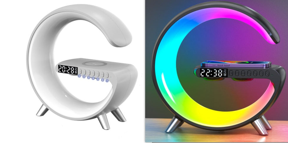Wireless Charging LED Bluetooth Speaker Lamp