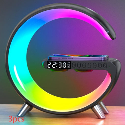 Wireless Charging LED Bluetooth Speaker Lamp