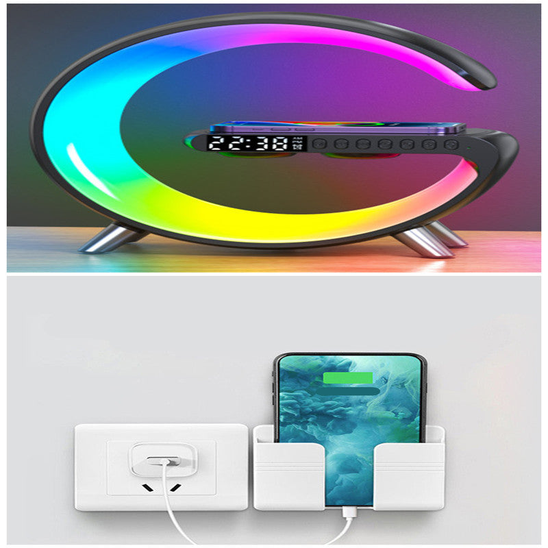 Wireless Charging LED Bluetooth Speaker Lamp