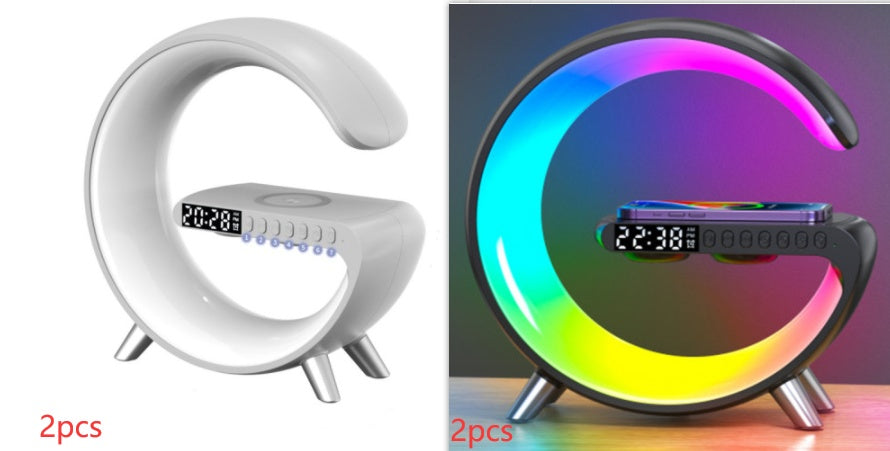 Wireless Charging LED Bluetooth Speaker Lamp