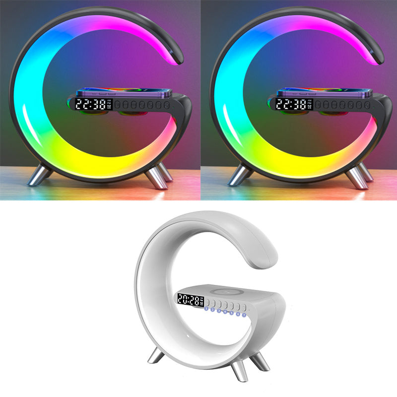 Wireless Charging LED Bluetooth Speaker Lamp