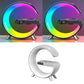Wireless Charging LED Bluetooth Speaker Lamp